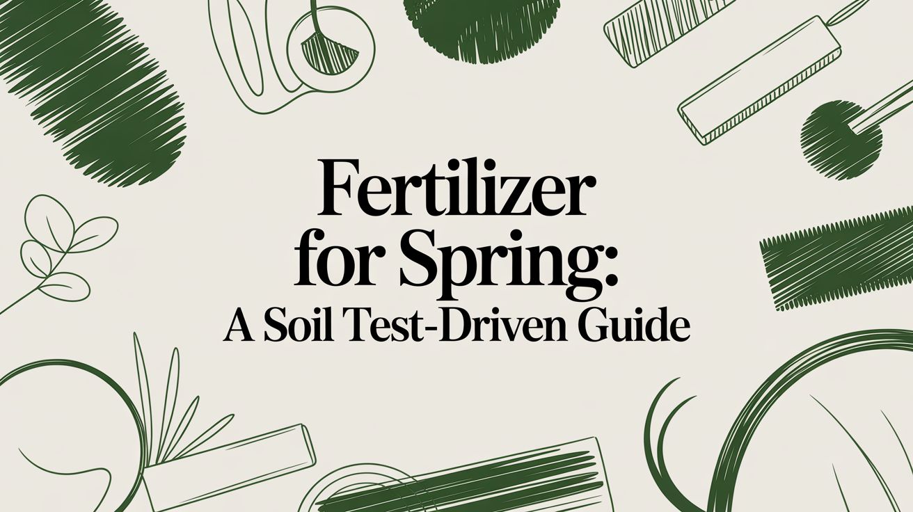 Fertilizer for Spring: A Soil Test-Driven Guide