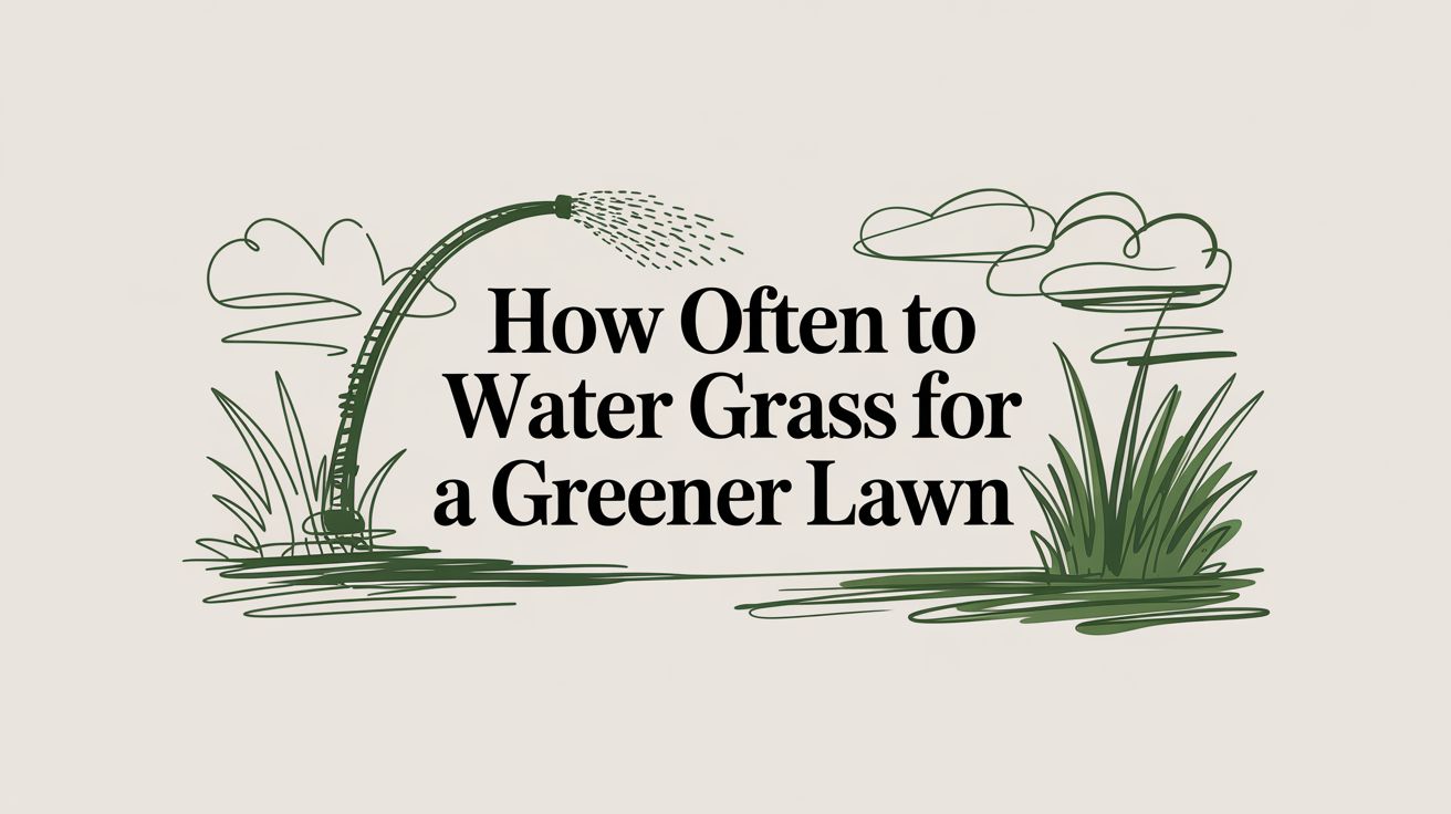 How Often to Water Grass for a Greener Lawn